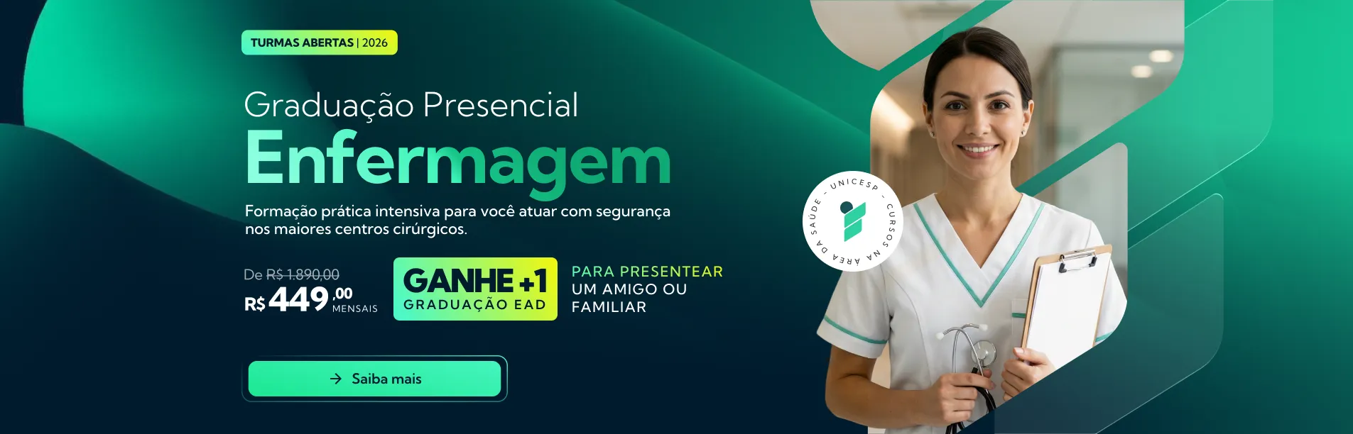 Graduacao presencial em Enfermagem